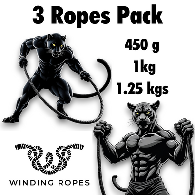 3 Weights Progressive Flow Pack : 1.3 Kgs + 1 kg + 440 grams flow ropes-0