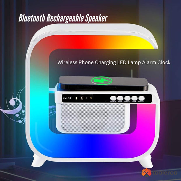 Wireless Charging Lamp | Bluetooth LED Lamp | Modern Mix Market