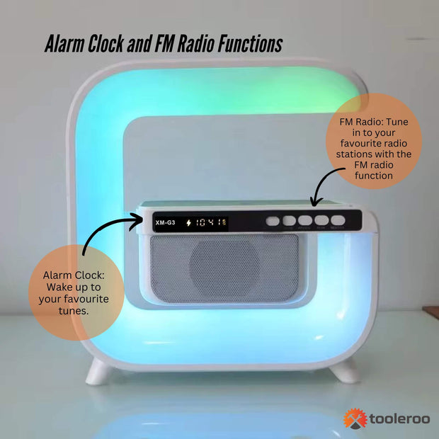 Wireless Charging Lamp | Bluetooth LED Lamp | Modern Mix Market