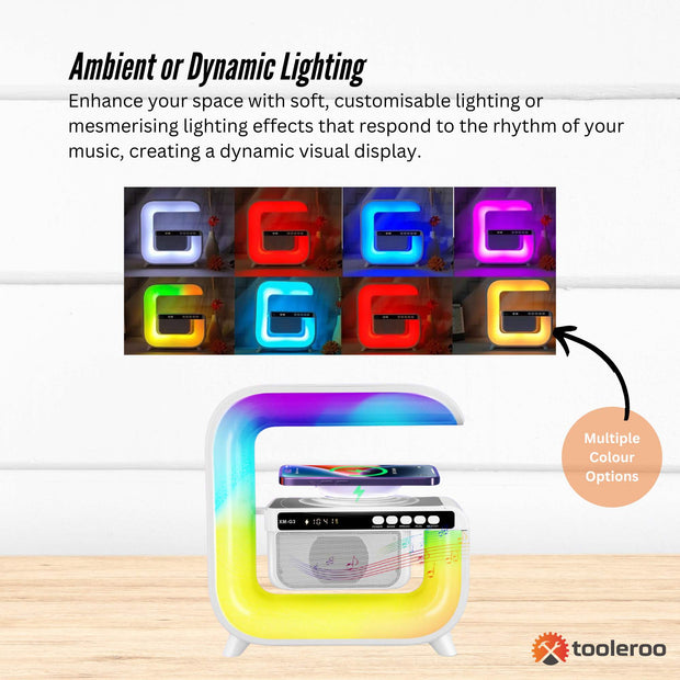 Wireless Charging Lamp | Bluetooth LED Lamp | Modern Mix Market