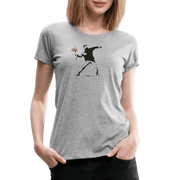 Banksy Flower Thrower Artwork T-Shirt-4