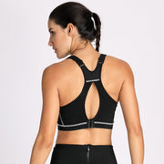 Racerback Wireless Full Coverage Sports Bra-2